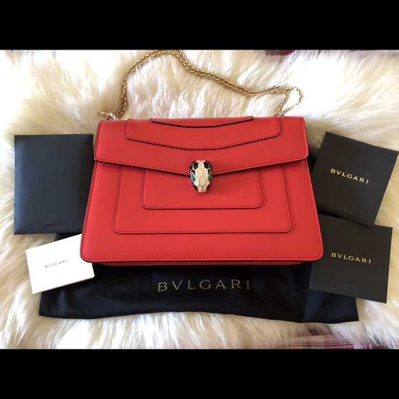 BVLGARI Handbags - Authentic Bvlgari Serpenti Forever Shoulder Bag